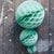 Mint Green Honeycomb Ball - paperjazz