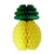 Yellow Paper Pineapple Decorations for Tropical Hawaii Party - paperjazz