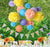Yellow Pom Pom Flower Lantern Banner Set Decoration for Easter Party - paperjazz