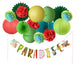 PAPER JAZZ Paradise Banner kit for Summer Hawaiian Tropical Fruit Theme Party - paperjazz