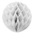 White Honeycomb Ball - paperjazz