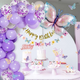 Easy Joy 73Pcs Butterfly Birthday Party Decorations Purple Latex Balloon Arch Kit for Girls and Women with Tablecloth