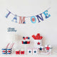 I am One Banner for Boy (Blue)- First Birthday Decorations - 1st Birthday - paperjazz