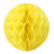 Yellow Honeycomb Ball - paperjazz