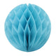 Light Blue Honeycomb Ball - paperjazz