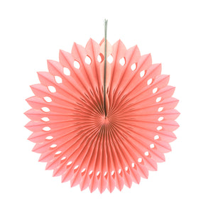 Peach Tissue Paper Fans or Pinwheel - paperjazz