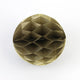 Gold Honeycomb Ball - paperjazz