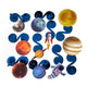 Outer space theme party supply kit swirl party decoration - paperjazz