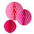 Hot Pink Honeycomb Ball - paperjazz