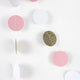 Pink Glitter Confetti Garland - paperjazz